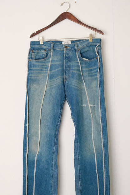 Vintage Overlock Jeans Blue