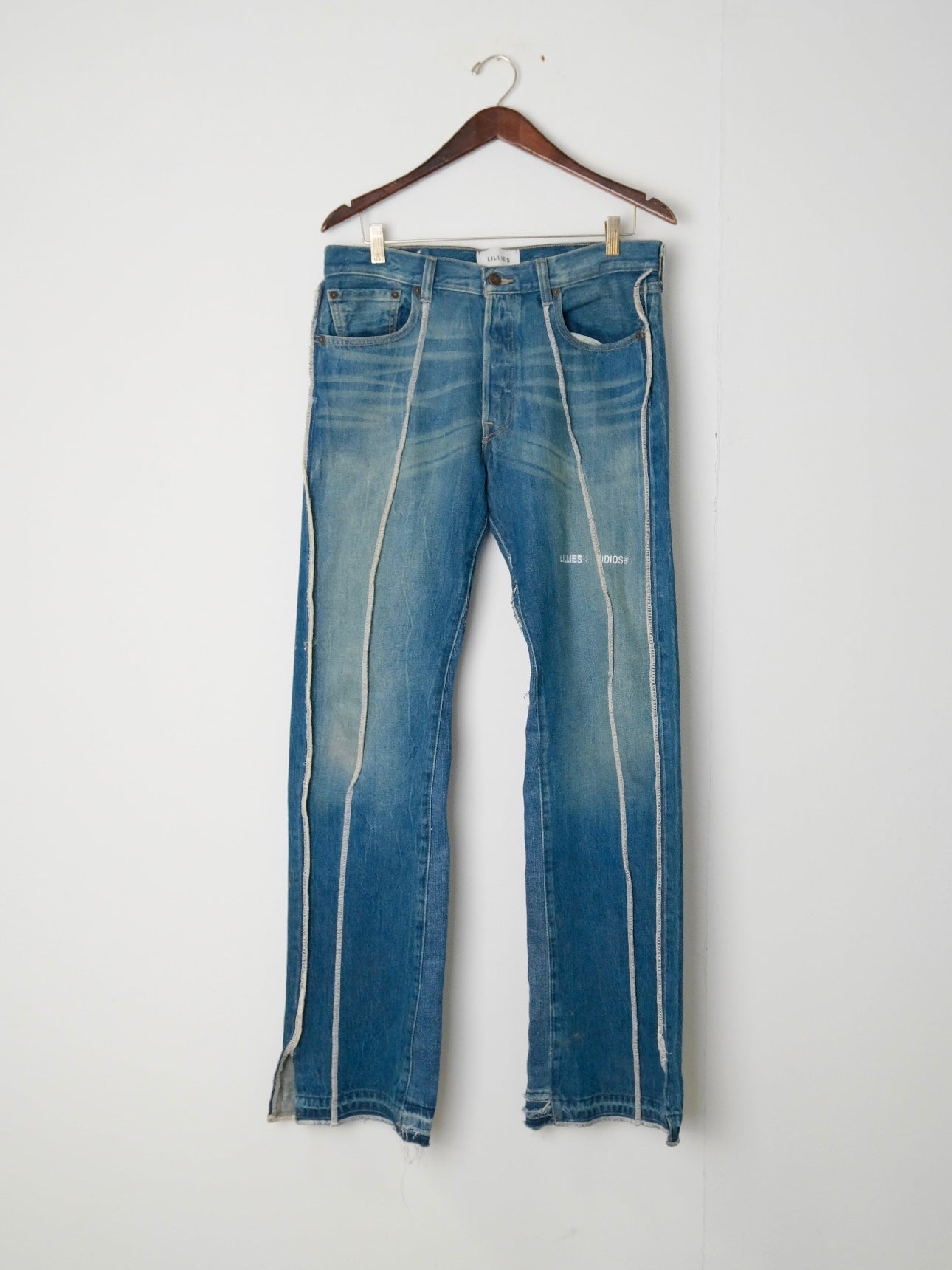 Vintage Overlock Jeans Blue
