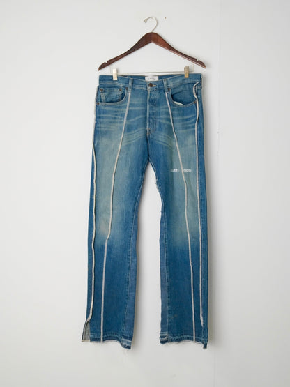 Vintage Overlock Jeans Blue