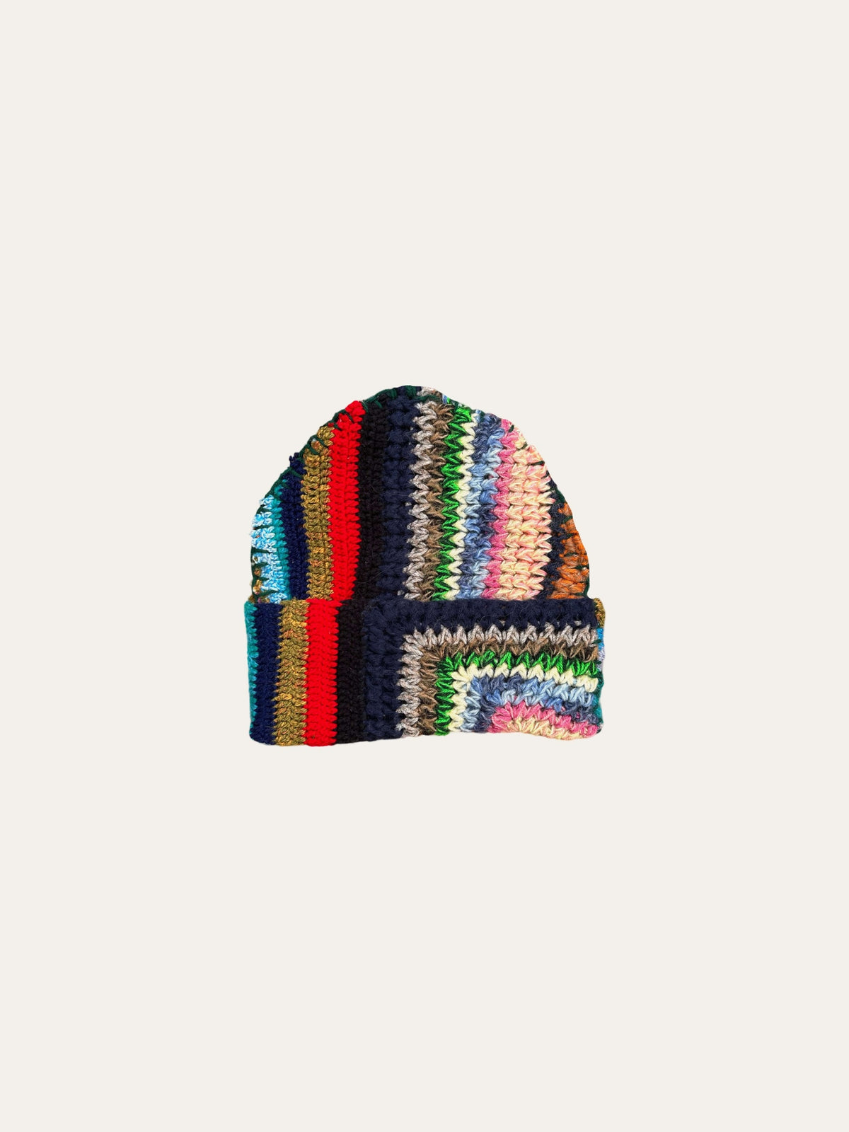Up-cycled Crochet Beanie