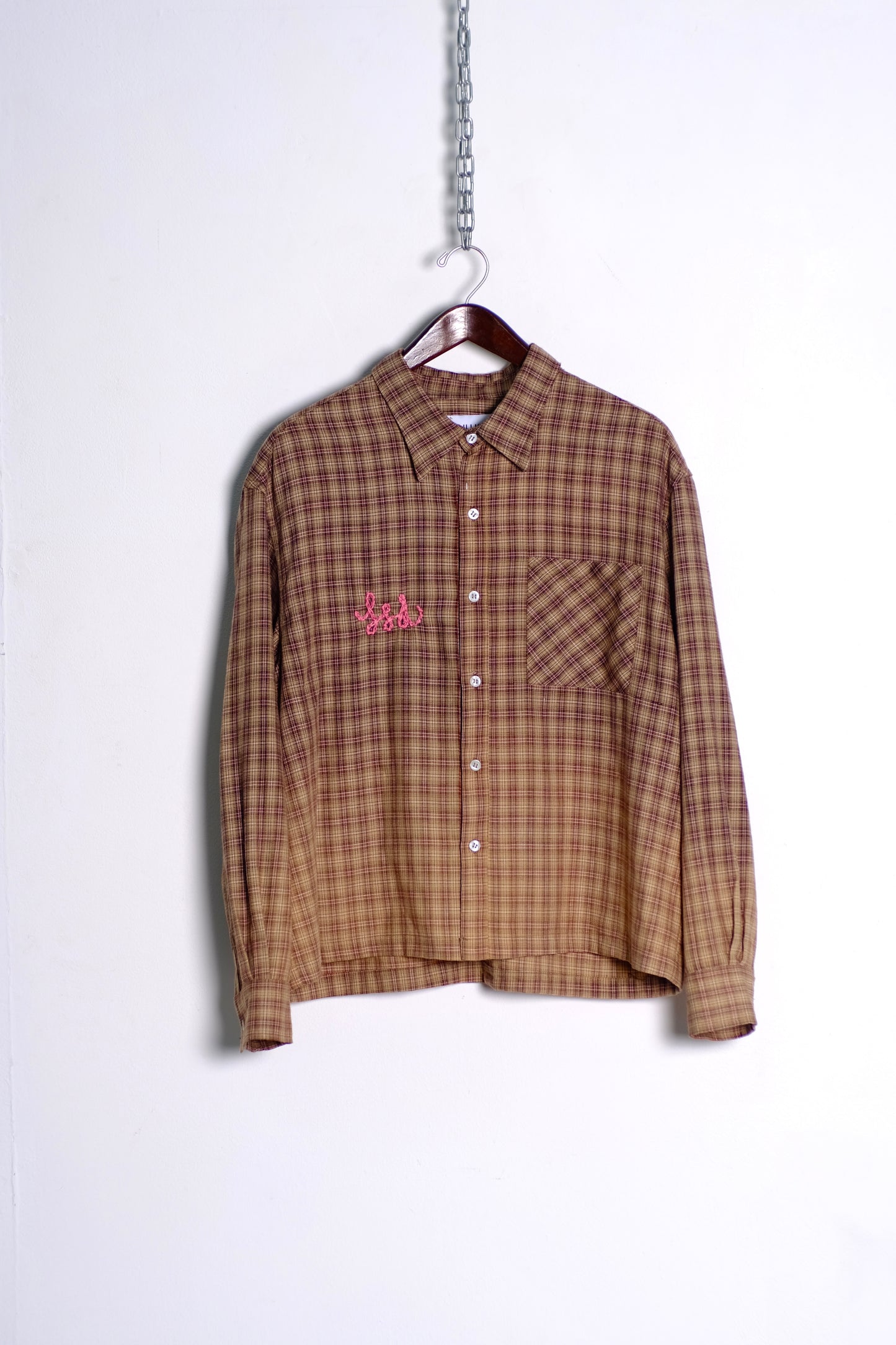 Brown Check Flannel Shirt