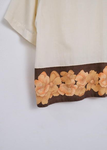 Floral Cuban Collar Shirt