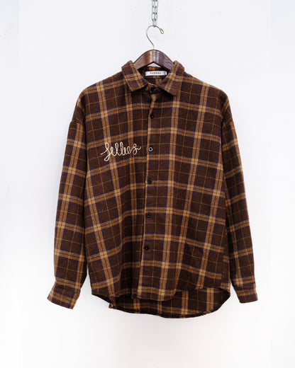 Brown Vintage Flannel Shirt