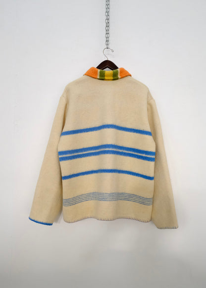 Up-Cycled Blanket Chore Coat