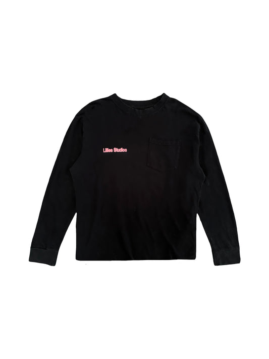 Vintage Dickies Long-Sleeve T-Shirt Black