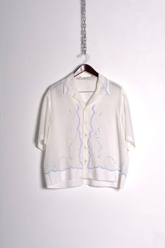 Up-cycled Vintage Embroidered Shirt