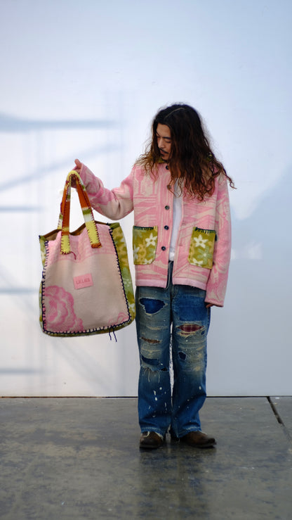 Up-Cycled Blanket Tote Bag