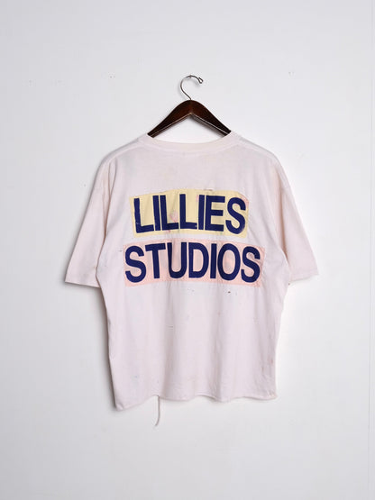 White Sabian Graphic Print T-Shirt