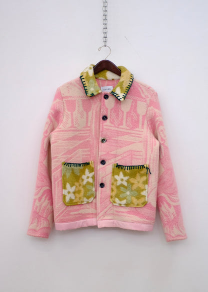 Up-Cycled Blanket Chore Jacket