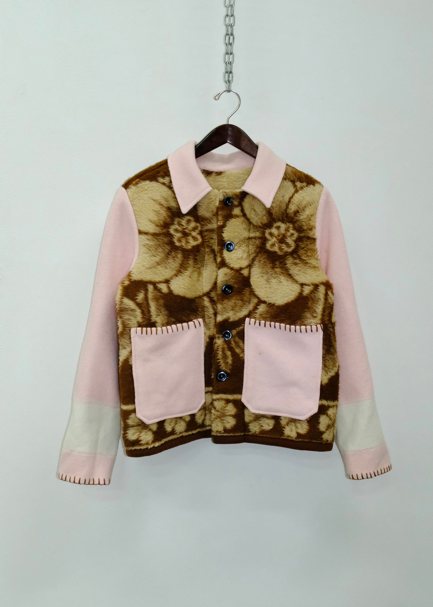 Up-Cycled Blanket Chore Jacket