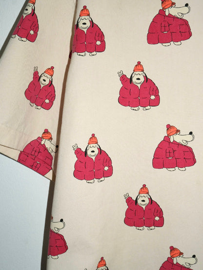 Cuban Collar Kids Print Shirt
