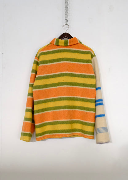 Up-Cycled Blanket Chore Coat