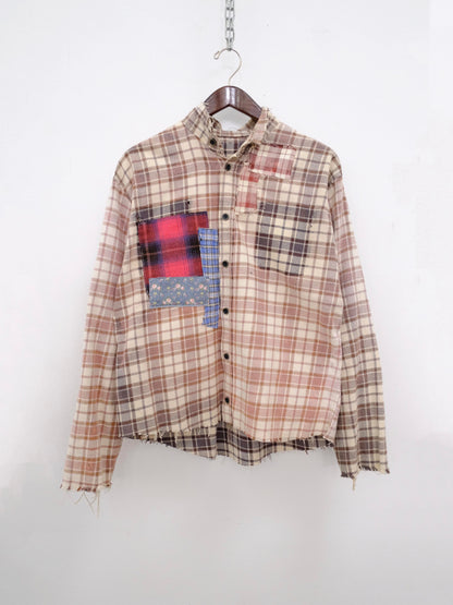 Bleached Patchwork Shirt