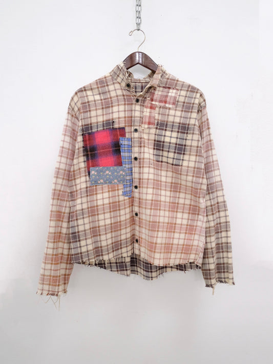 Bleached Patchwork Shirt