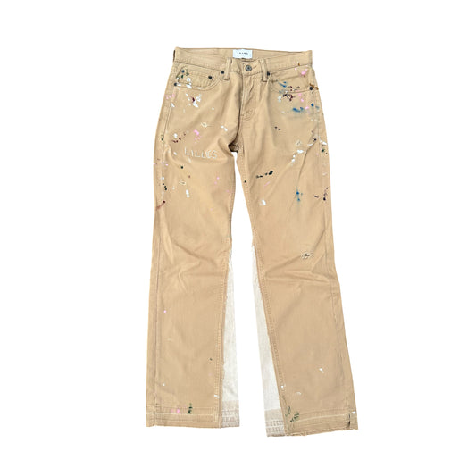 Vintage Flared Denim Painter Jeans