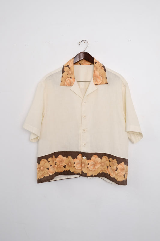 Floral Cuban Collar Shirt