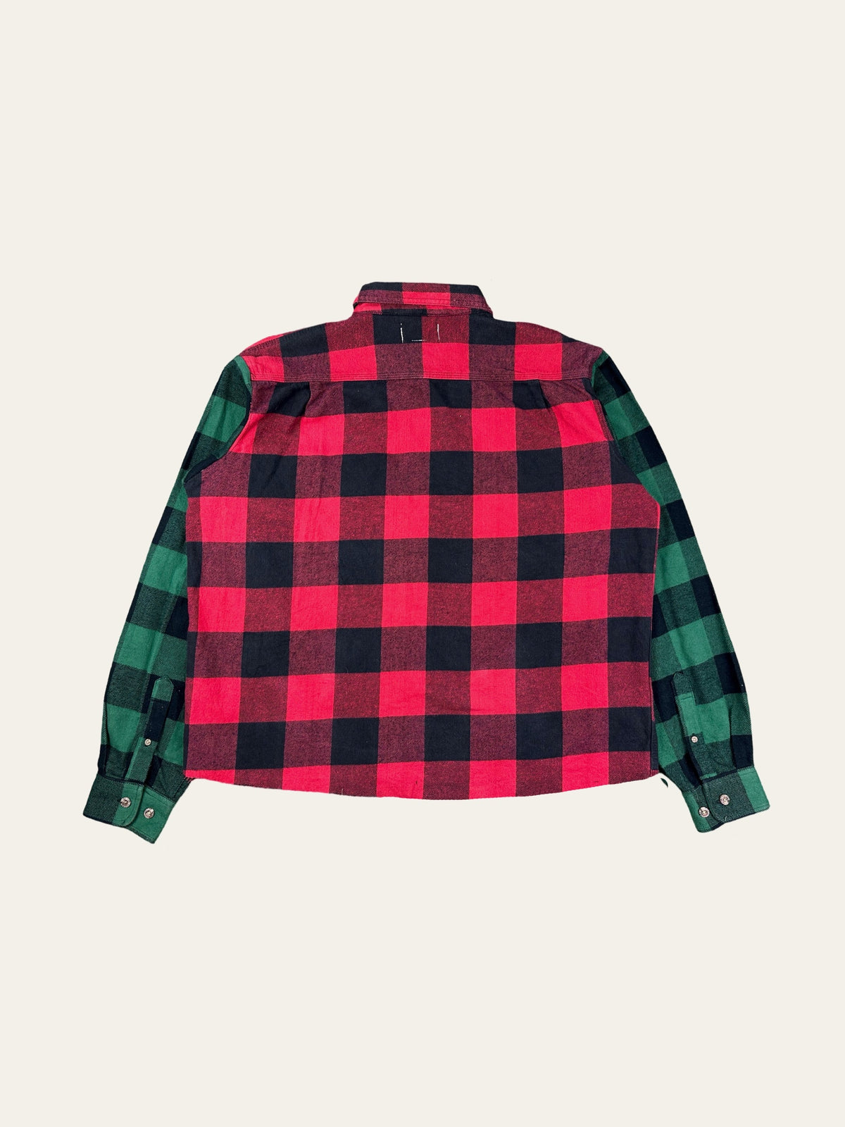 Red Vintage Recycled Flannel Shirt