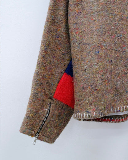 Military Vintage Blanket Jacket