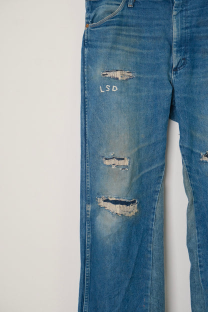 Vintage Wide-Leg CowBoy Denim