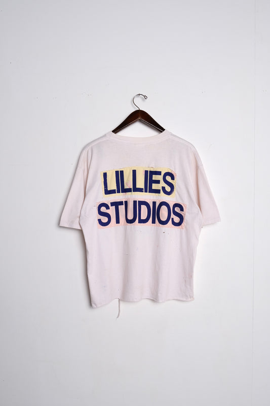 White Sabian Graphic Print T-Shirt