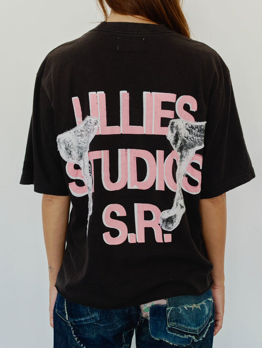 Recycled Black Graphic Print T-shirt