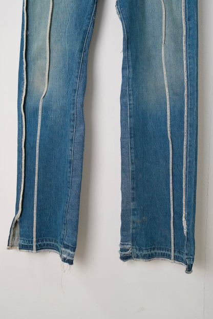 Vintage Overlock Jeans Blue