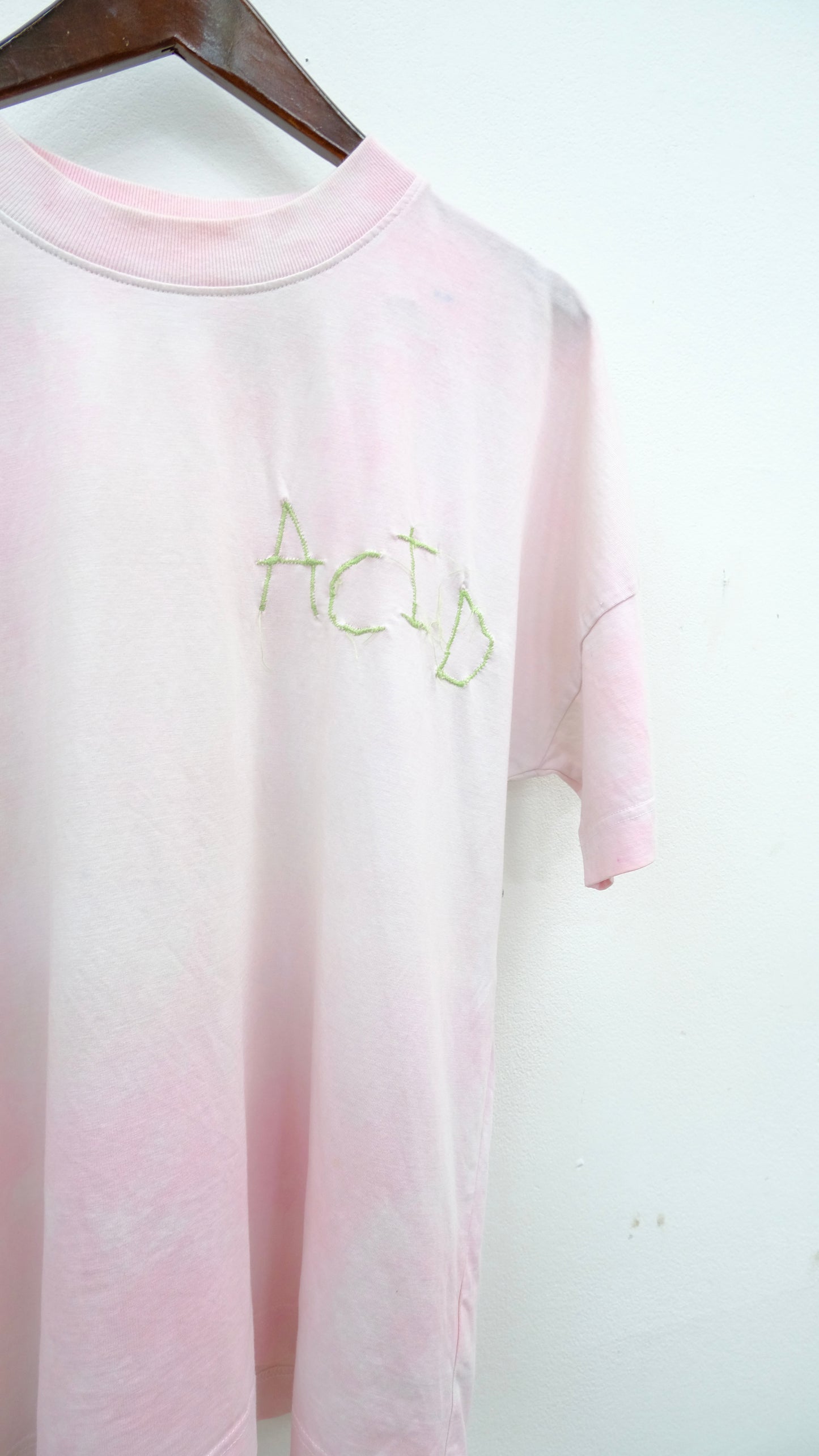 Pink Oversized Cotton Tee