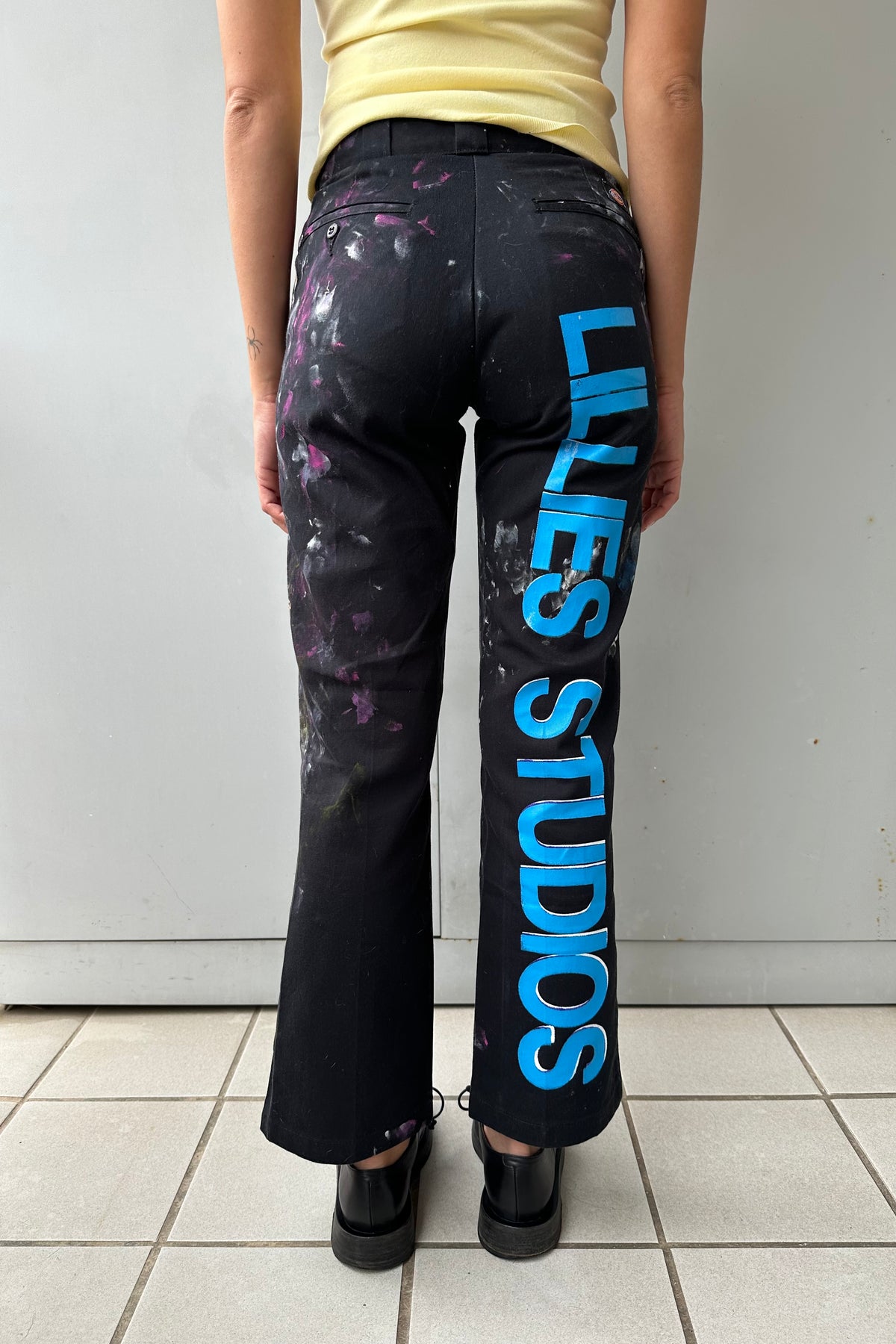 Painted Vintage Dickies Pant Black