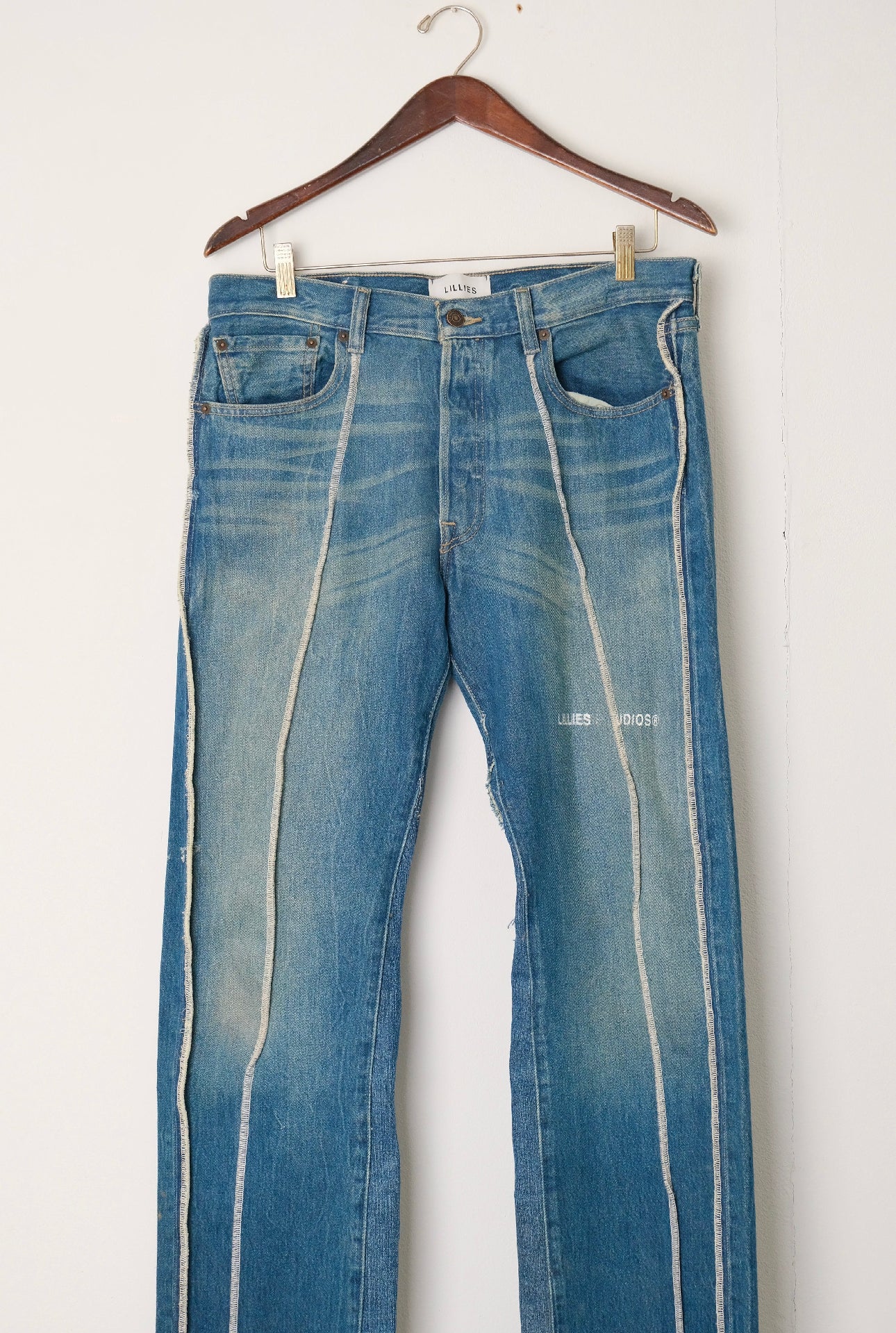 Vintage Overlock Jeans Blue