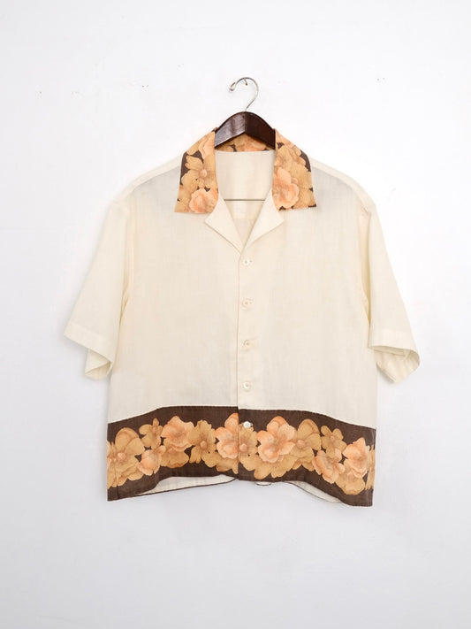 Floral Cuban Collar Shirt