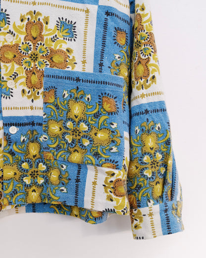 Up-Cycled Tablecloth Chore Shirt