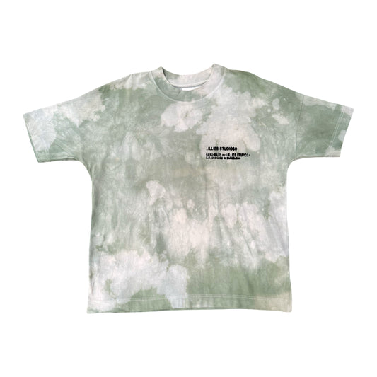 Green Tye-dye Drop Tee