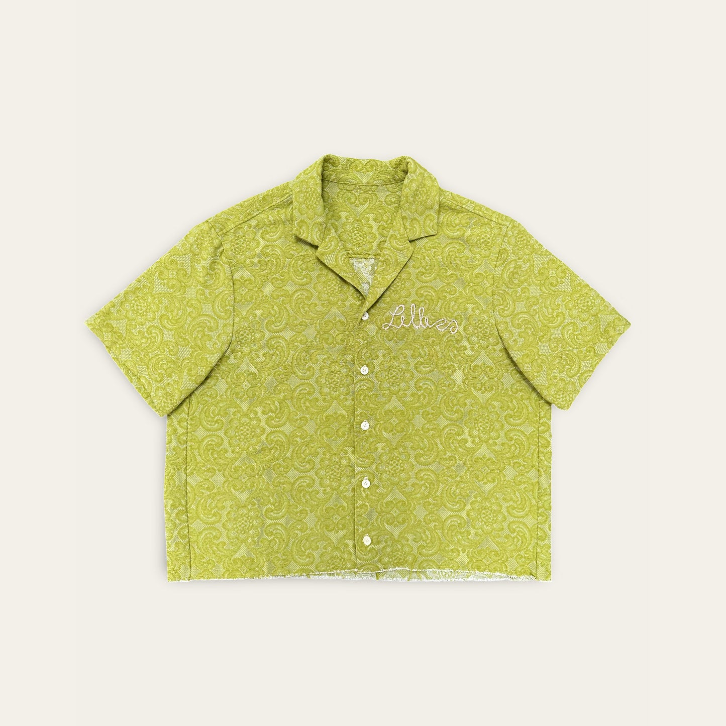 Charlie Shirt Green Embroidered