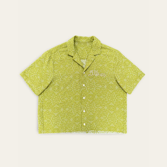 Charlie Shirt Green Embroidered