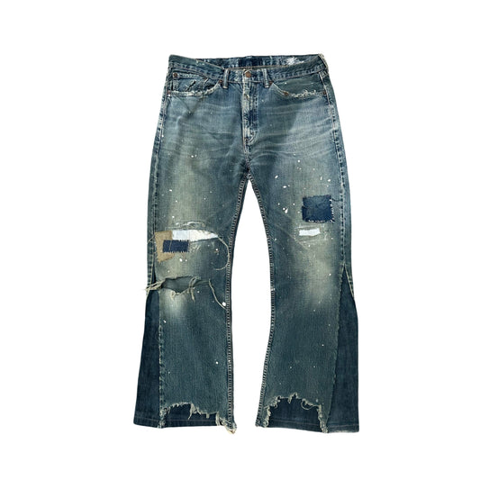 Wide Leg Vintage Denim Jeans