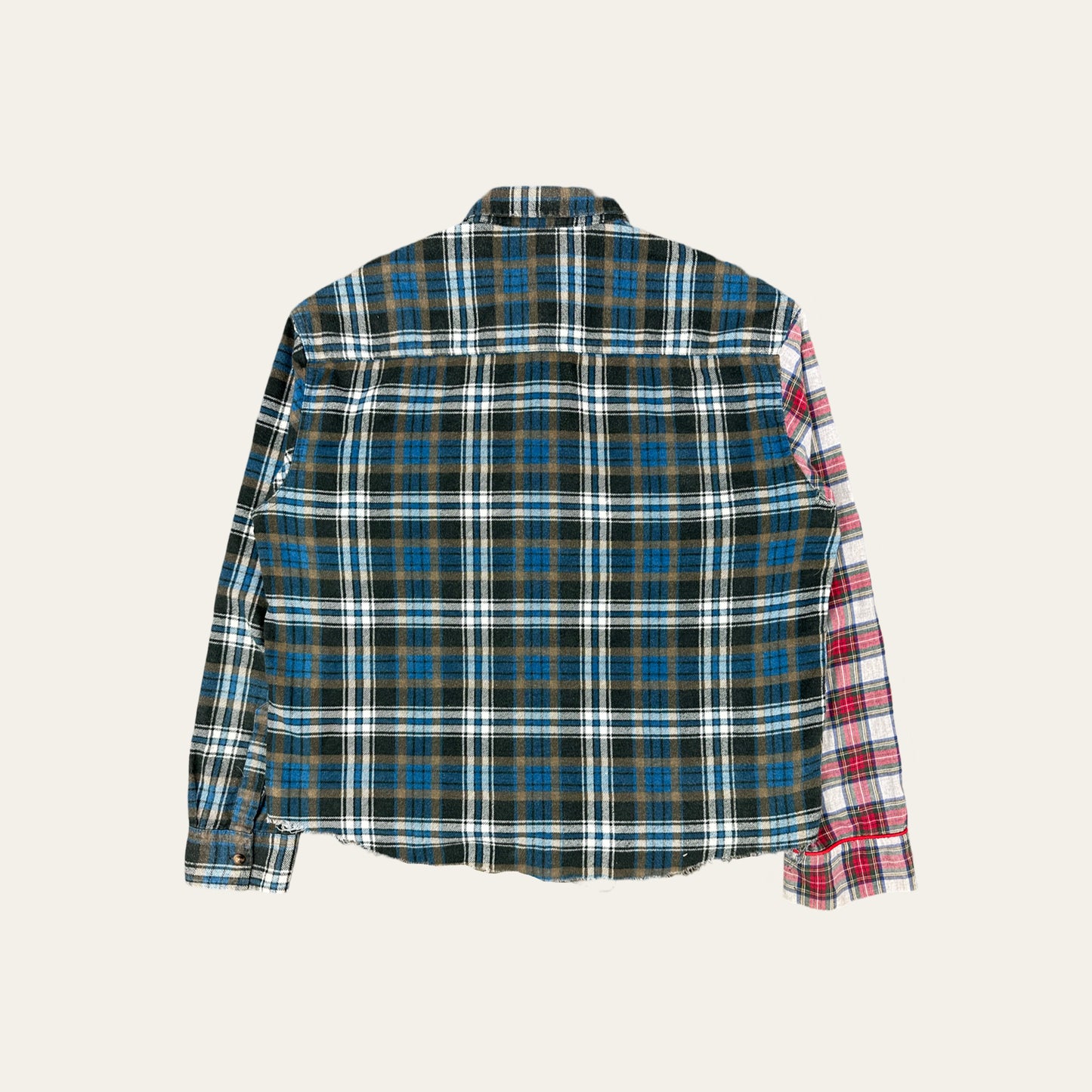 Mixed Flannel Shirt