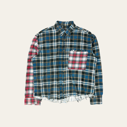 Mixed Flannel Shirt