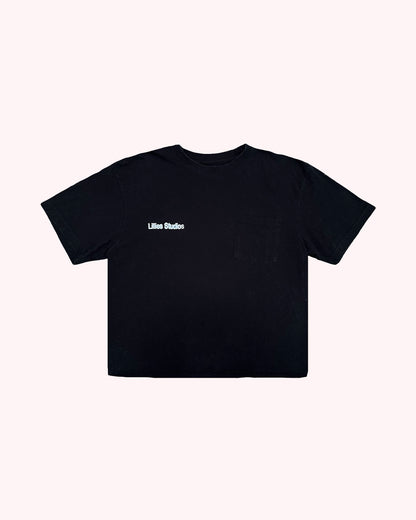 Recycled Vintage Workwear Tee Black