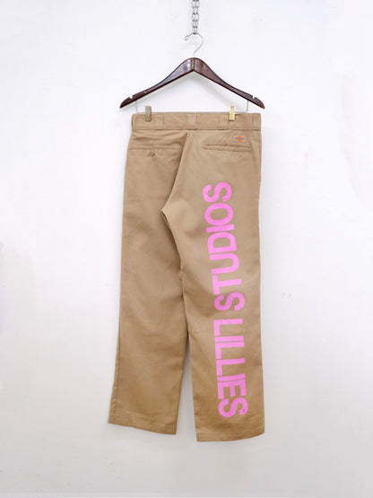 Vintage Mushroom Dickies Pants Beige