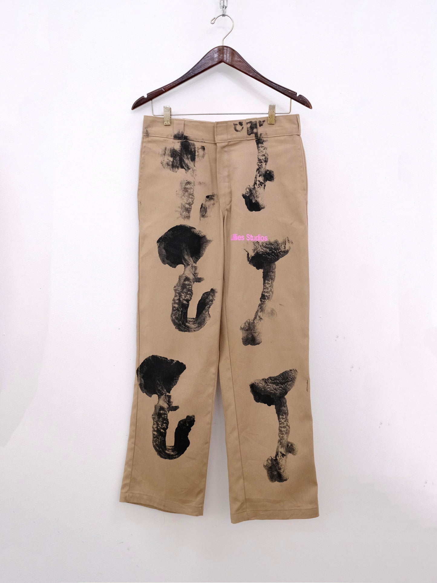 Vintage Mushroom Dickies Pants Biege