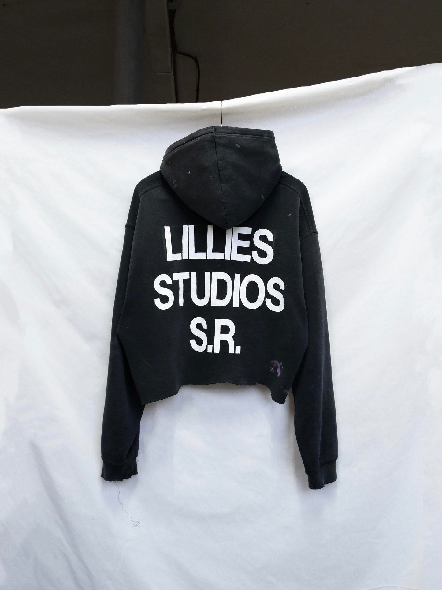 Cropped Vintage Hoodie