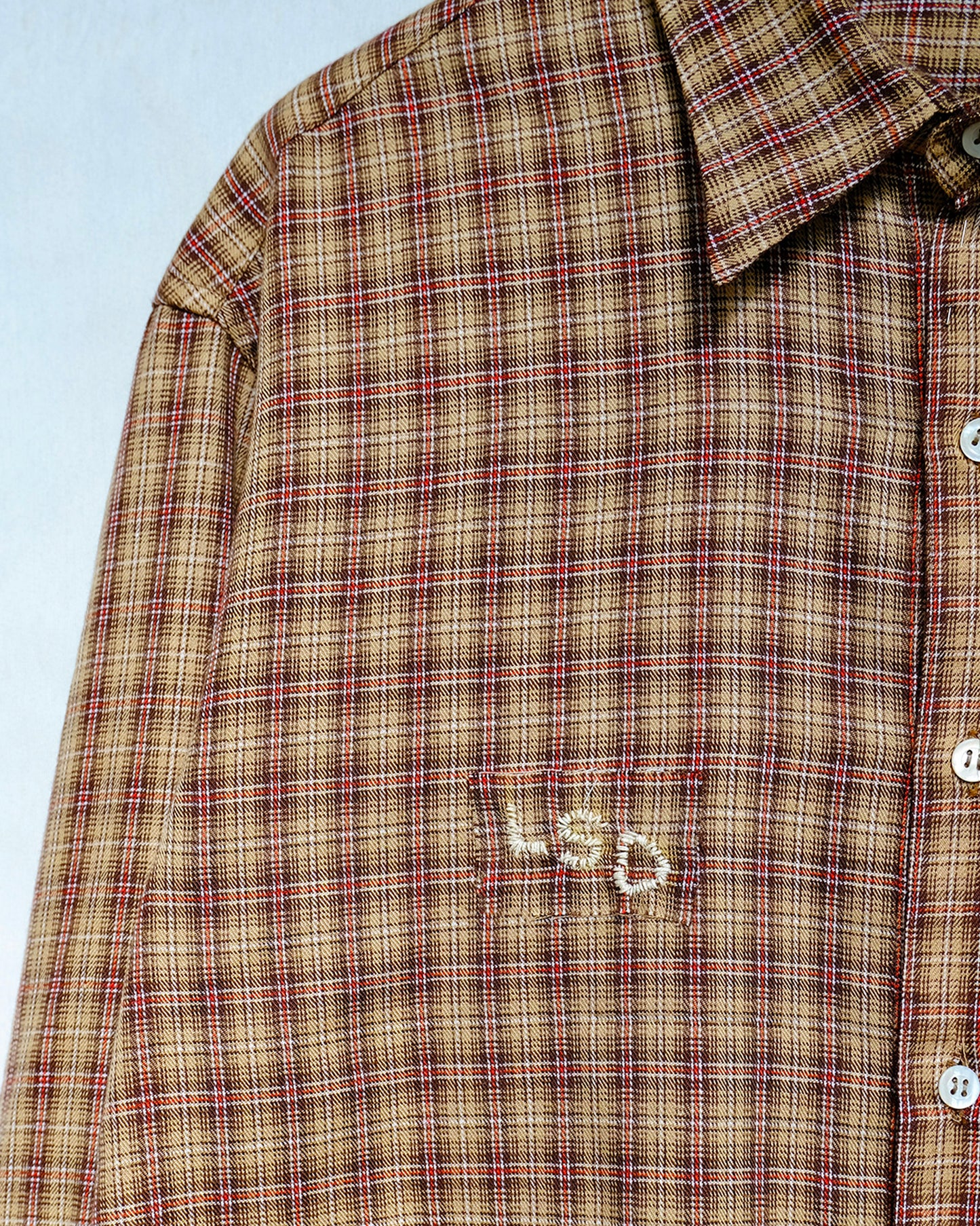 Vintage Deadstock Flannel Shirt in Cotton