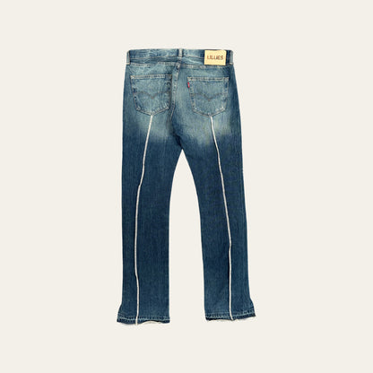 Midcut Jeans Vintage Overlock Jeans